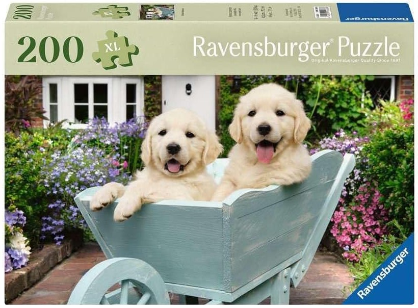 Puzzle Ravensburger din 200 XL piese - Golden Retriever