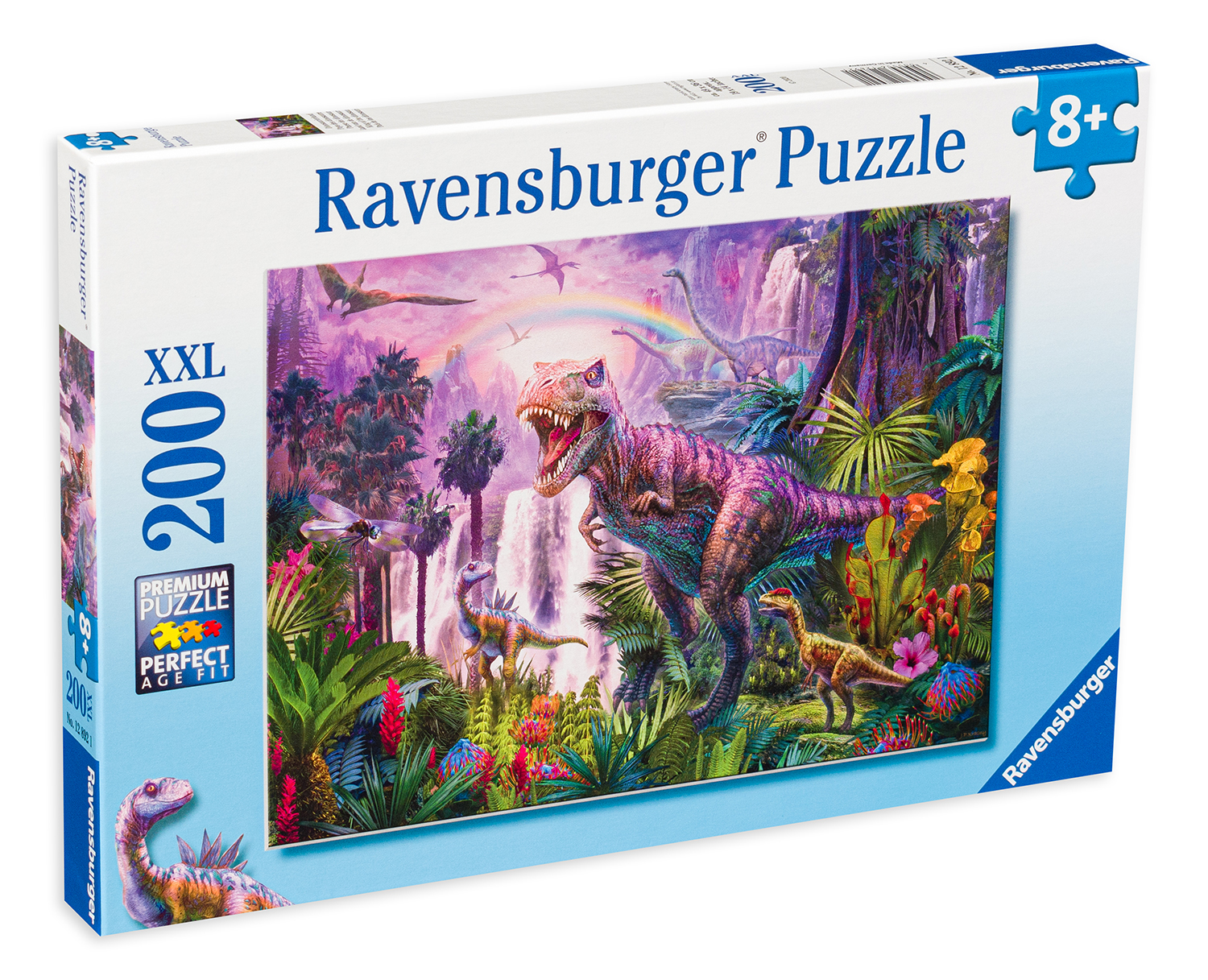 Puzzle Ravensburger din 200 XXL de piese - King of the Dinosaurs