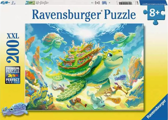 Puzzle Ravensburger din 200 XXL piese - Lumea magică subacvatică