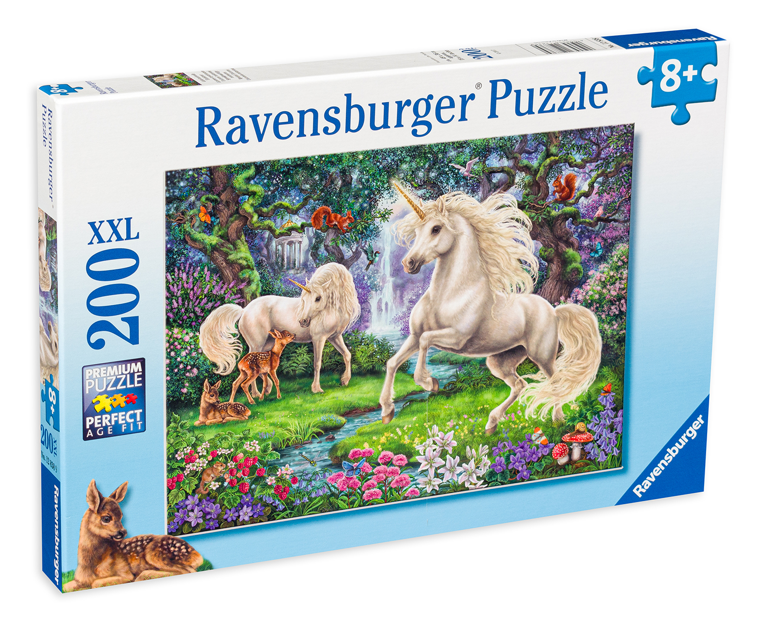 Puzzle Ravensburger din 200 XXL de piese - Unicorni mistici