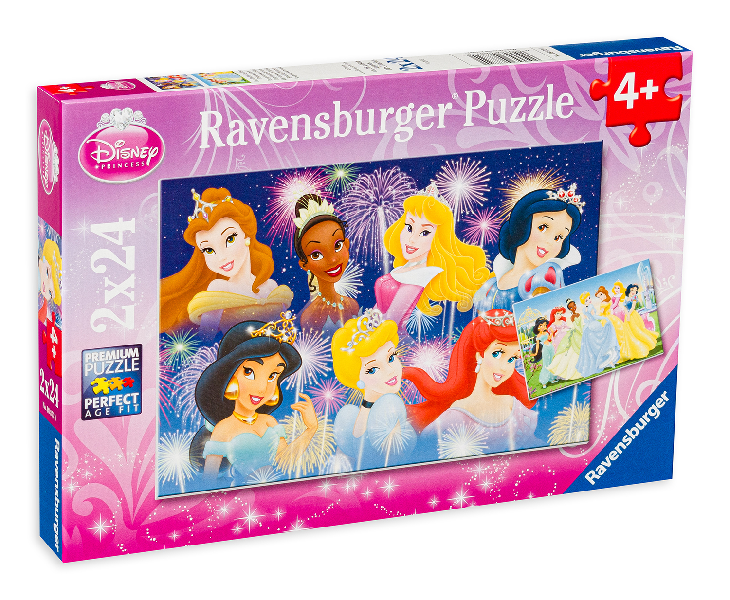 Puzzle Ravensburger din 2 x 24 de piese - Printese Disney