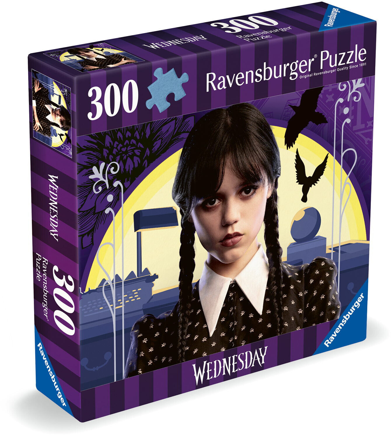 Puzzle Ravensburger din 300 de piese - Wednesday, Fără zonă de îmbrățișare