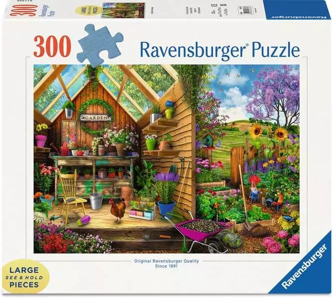 Puzzle Ravensburger din 300 XXL piese - Evadarea Grădinarului