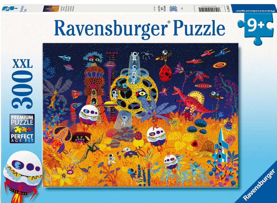 Puzzle Ravensburger din 300 XXL piese - Planetă fantastică