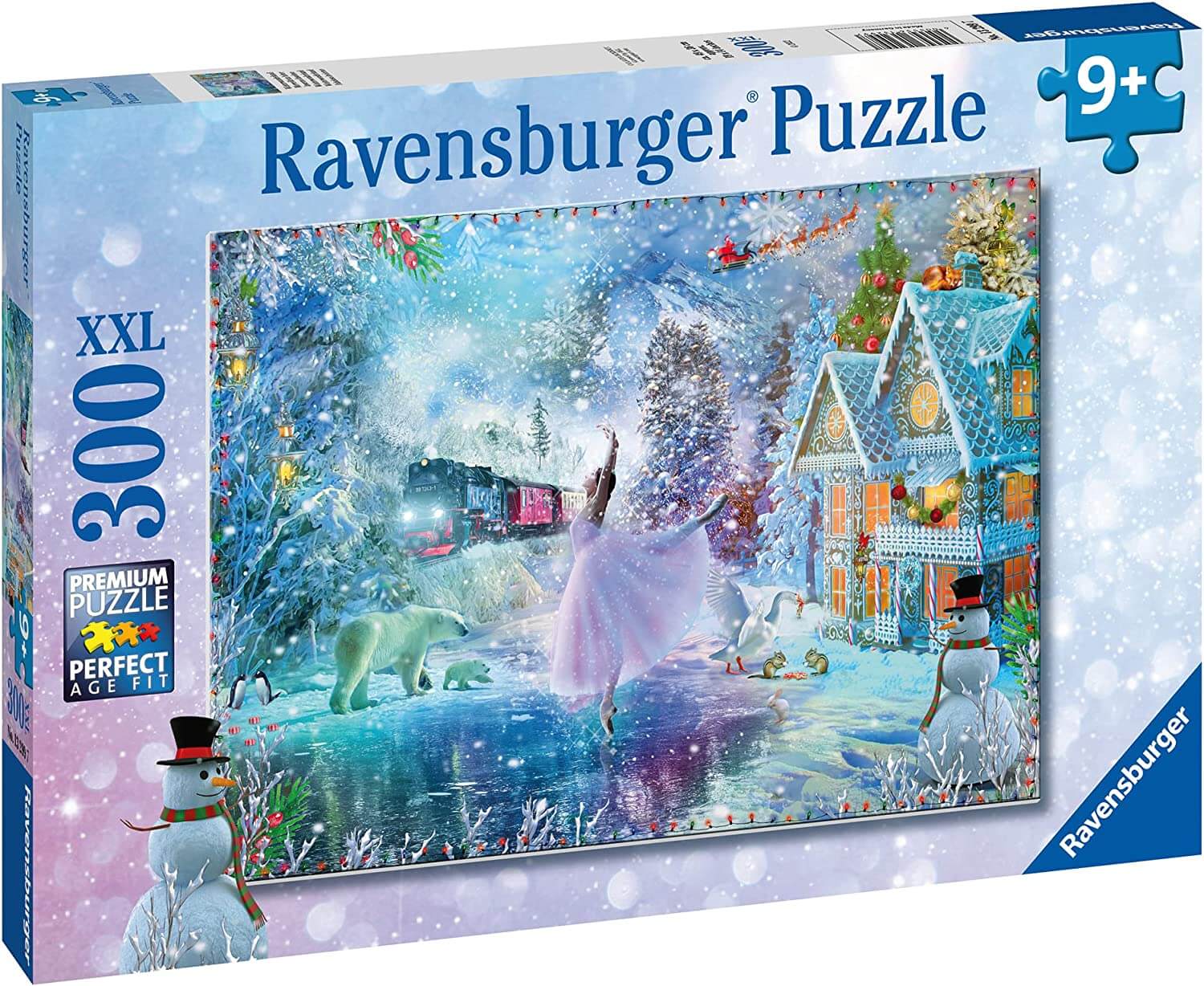 Puzzle Ravensburger din 300 XXL piese - Țara Minunilor de Crăciun