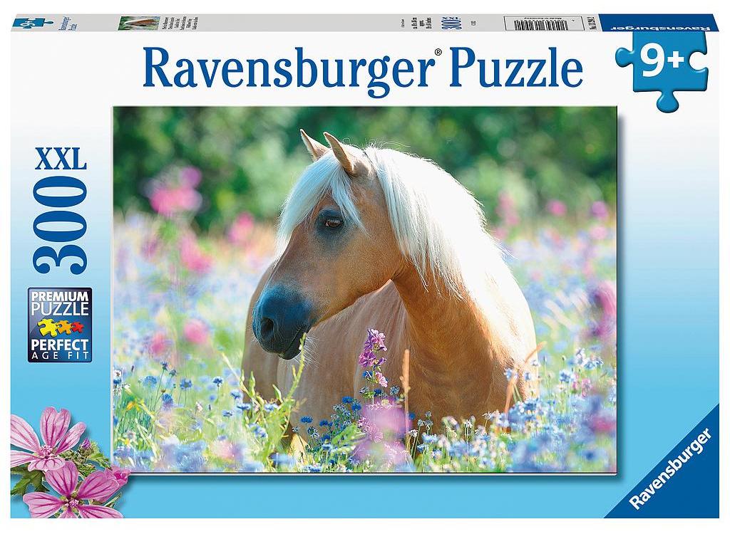Puzzle Ravensburger din 300 XXL piese - Cal pe pajiște