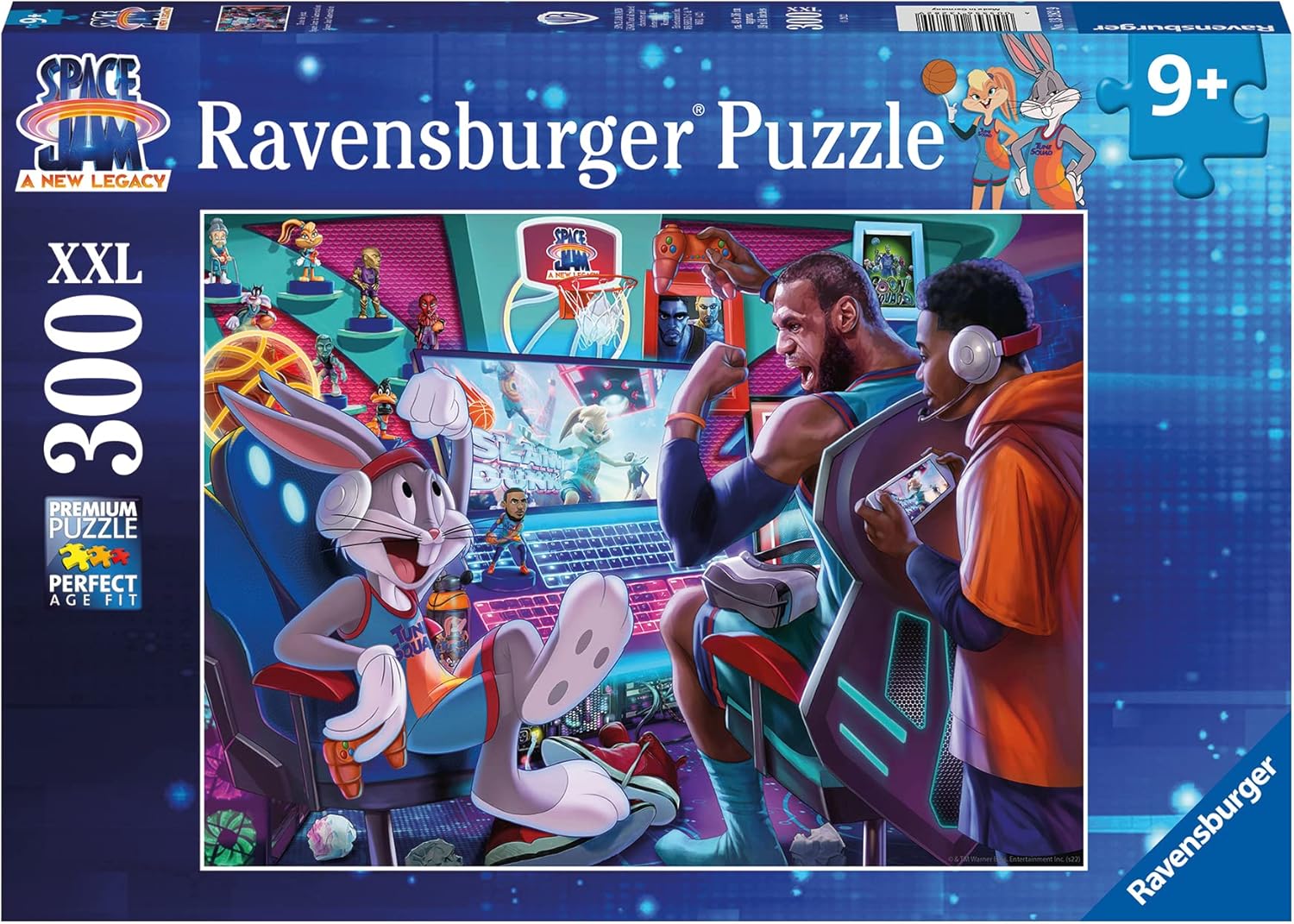 Puzzle Ravensburger din 300 XXL piese - Space Dunks: Stație de jocuri