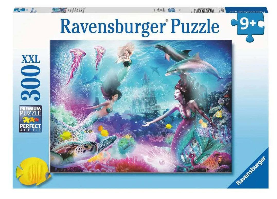 Puzzle Ravensburger din 300 XXL piese - Regatul Sirenelor