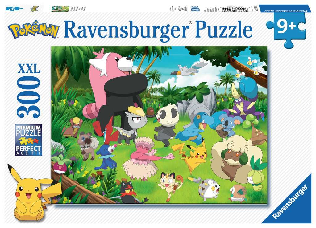 Puzzle Ravensburger din 300 XXL de piese - Pokemon