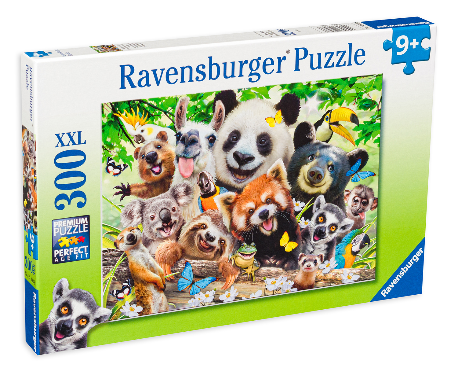 Puzzle Ravensburger din 300 XXL de piese - Wildlife Selfie
