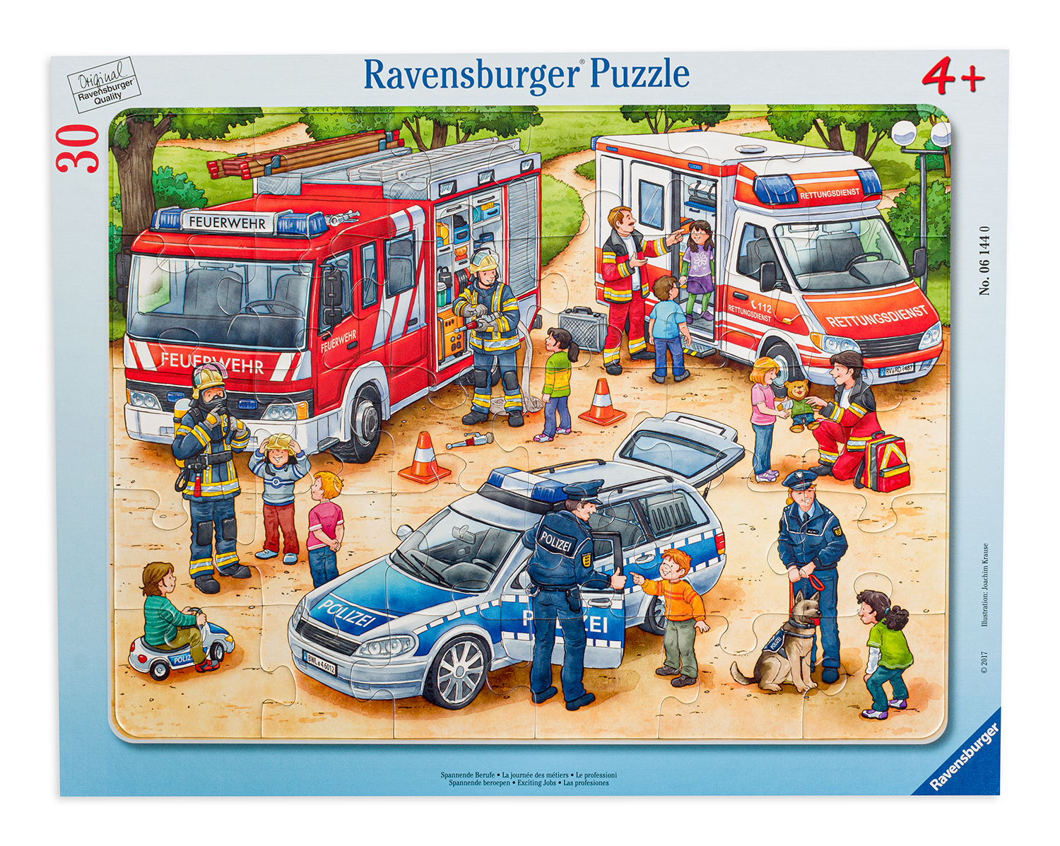 Puzzle Ravensburger din 30 de piese - Profesii emotionante