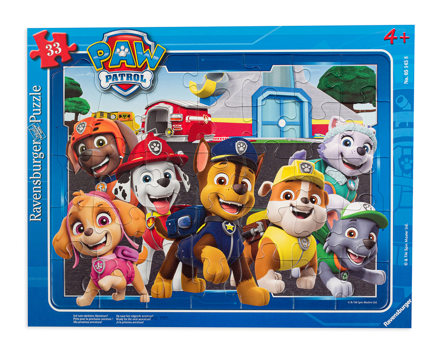 Puzzle Ravensburger din 33 de piese - Paw Patrol - Off to the next adventure