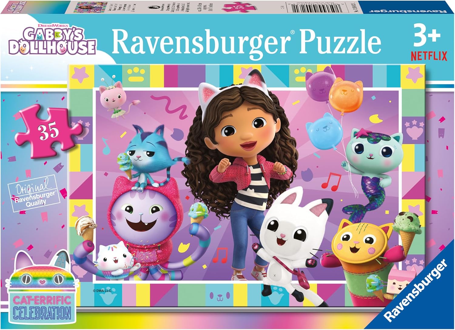 Puzzle Ravensburger din 35 piese - Casa de păpuși a lui Gaby