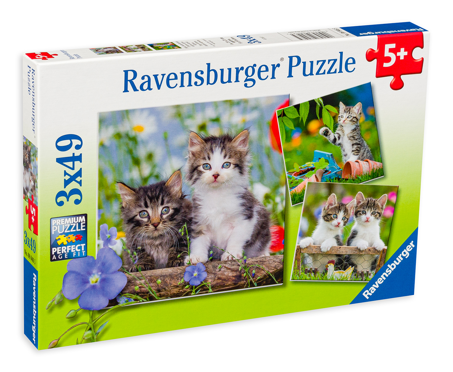 Puzzle Ravensburger din 3 x 49 de piese - Pisicute