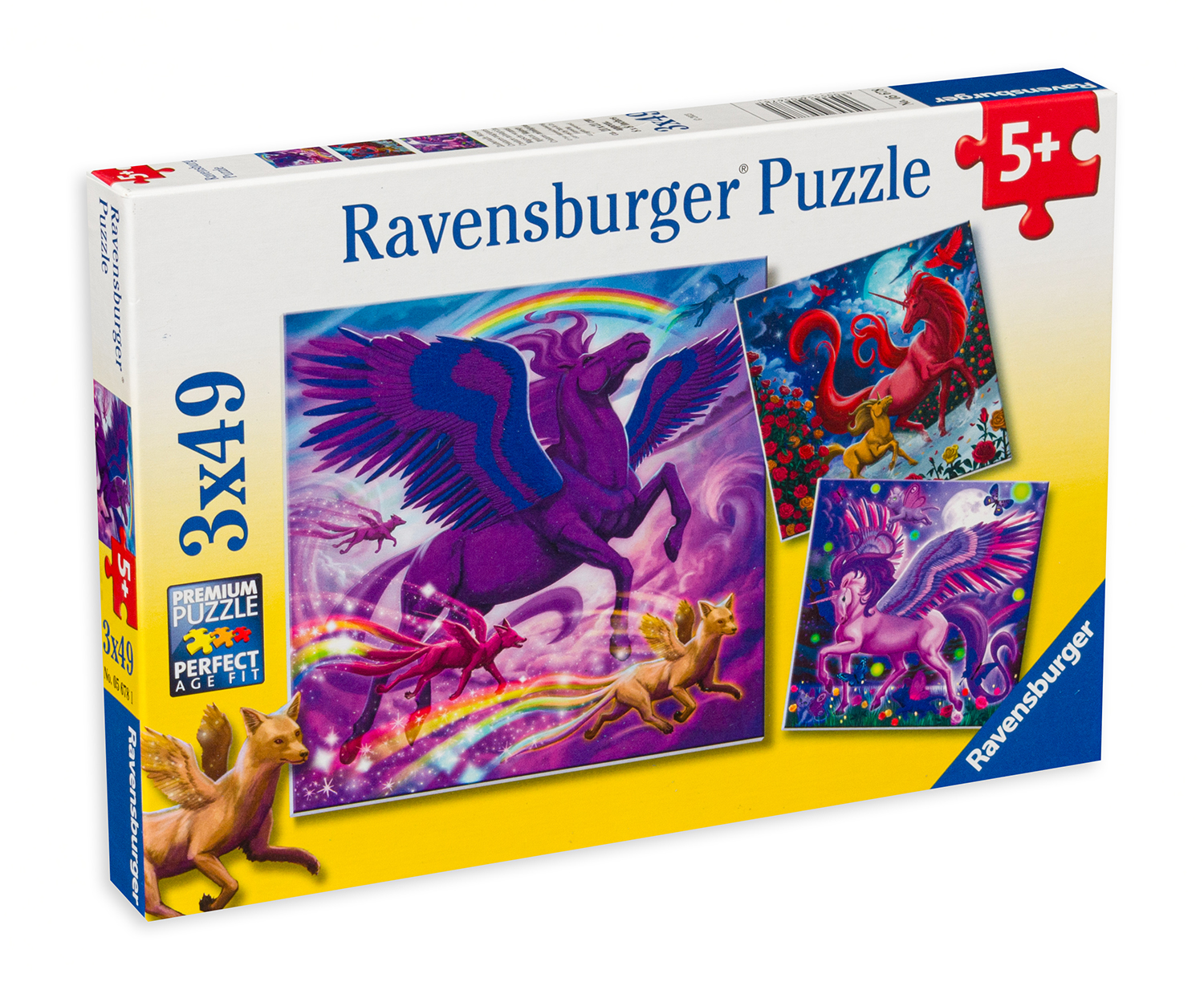 Puzzle Ravensburger din 3 x 49 de piese - Măreția mitologică