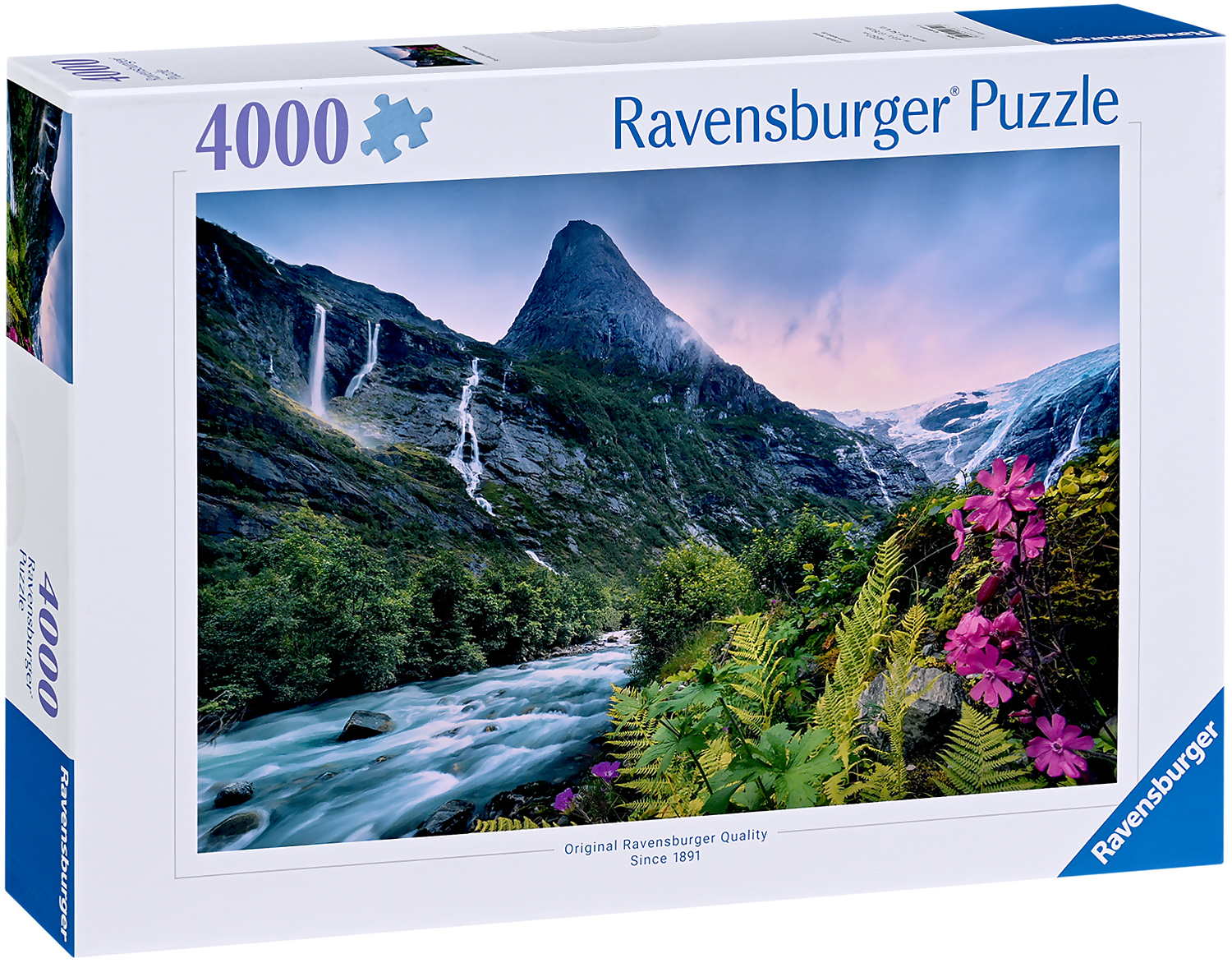 Puzzle Ravensburger din 4000 piese - Dispoziție de munte uimitoare