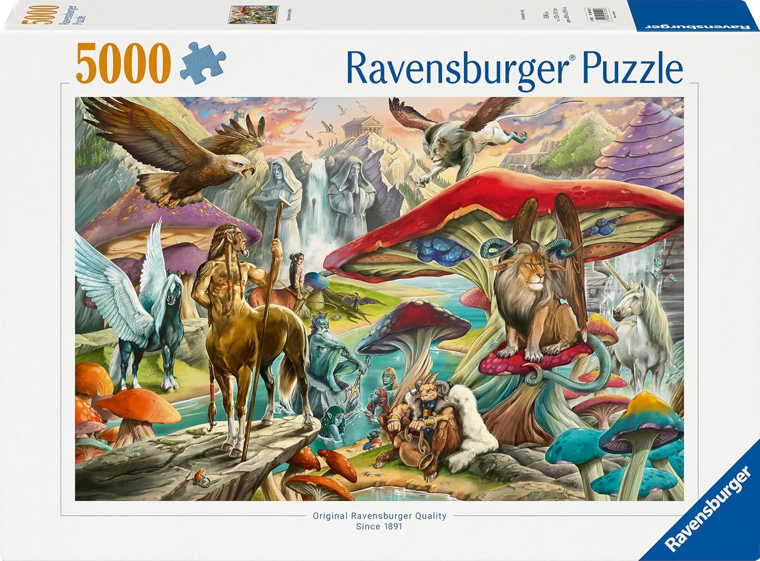 Puzzle Ravensburger din 5000 de bucăți  - Ciuperci și mituri