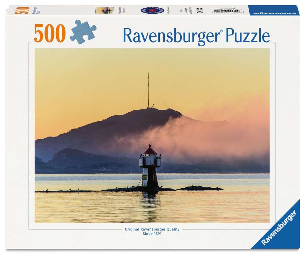 Puzzle Ravensburger din 500 piese - Farul Gofarnes, Norvegia