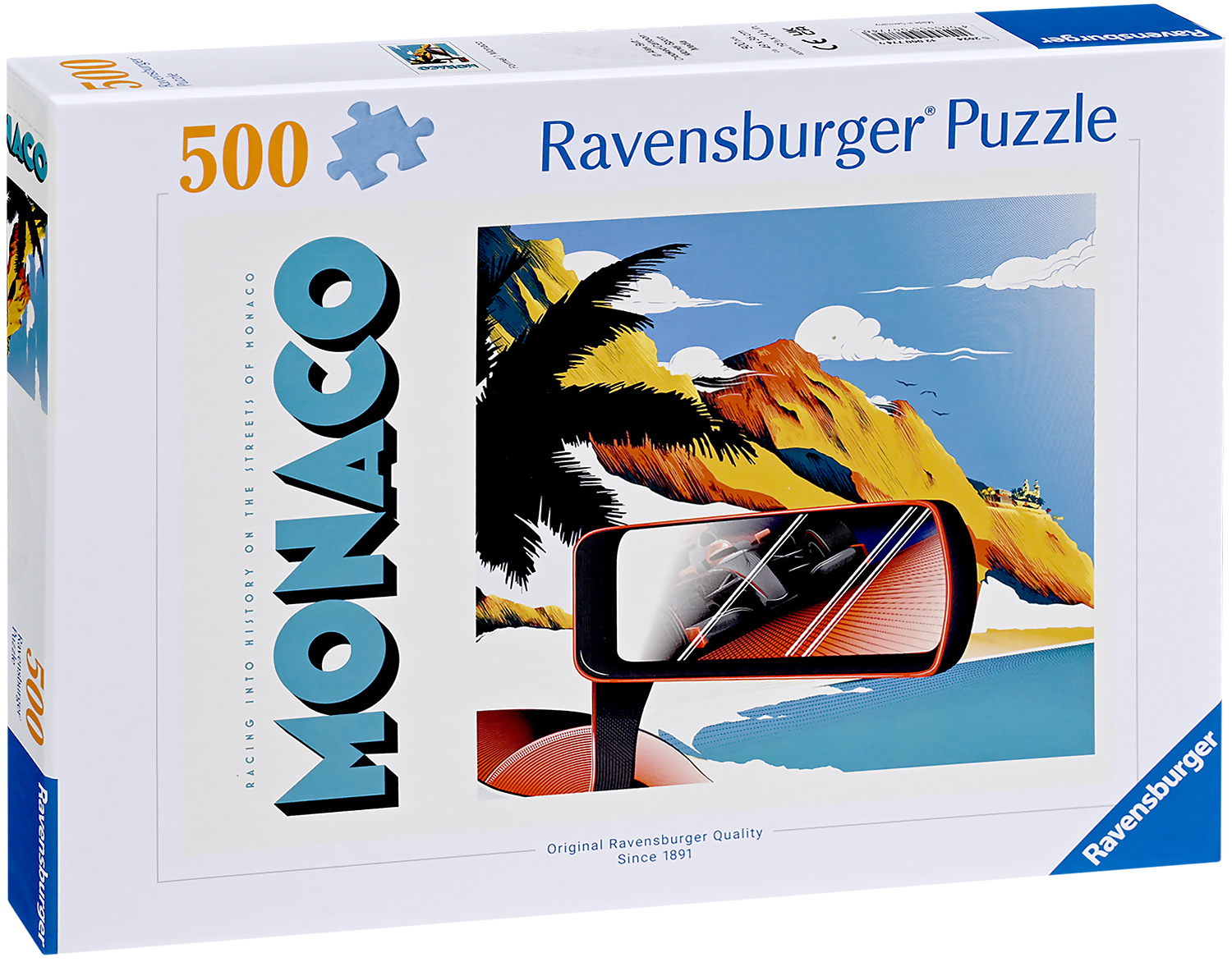 Puzzle Ravensburger din  500 piese - Marele Premiu Monaco