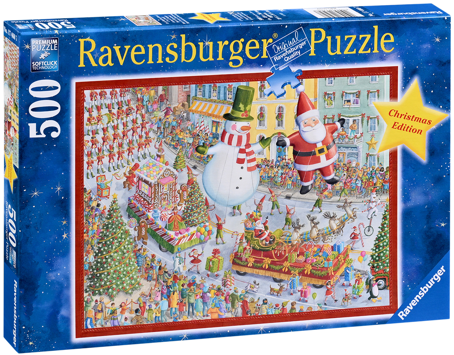 Puzzle Ravensburger din 500 de piese  - Vine Crăciunul!