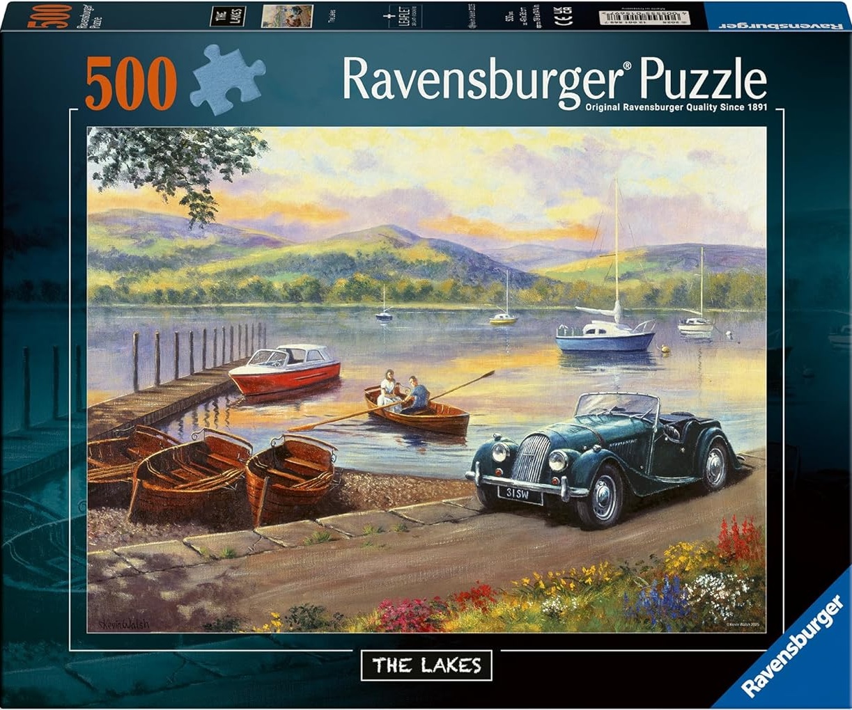 Puzzle Ravensburger din 500 piese - Vacanță la malul lacului