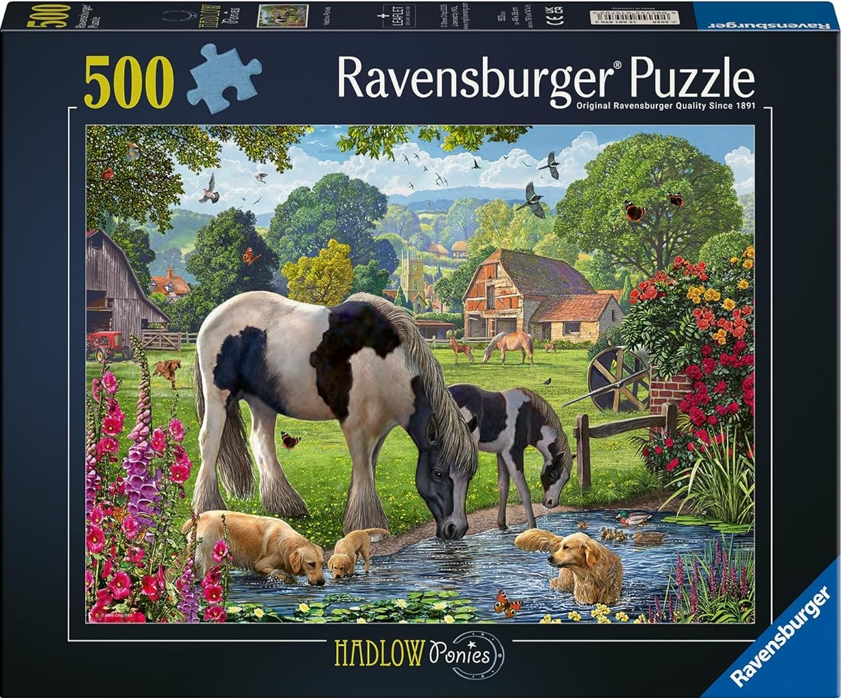 Puzzle Ravensburger din 500 piese - Ponei