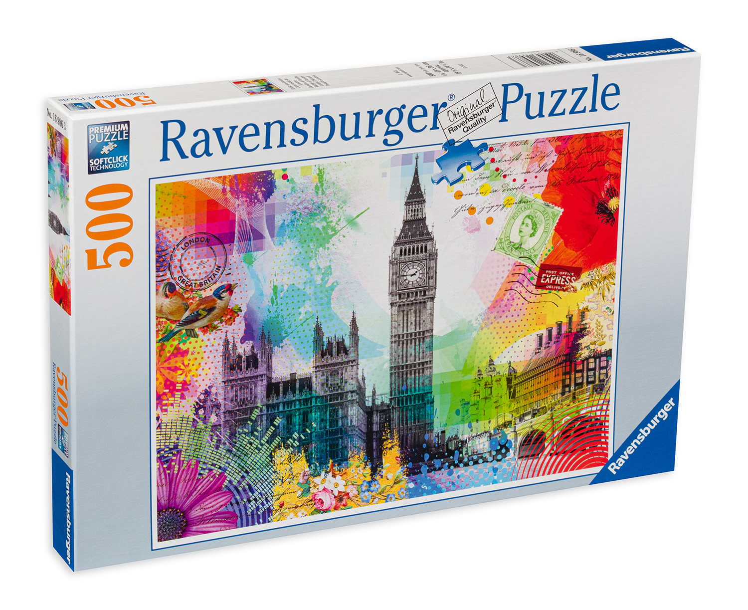 Puzzle Ravensburger din 500 de piese - Salutări din Londra