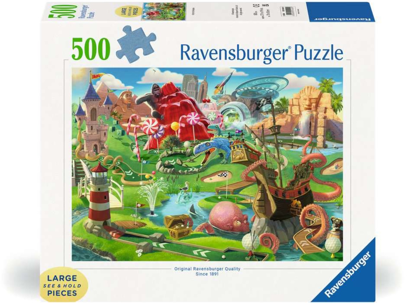Puzzle Ravensburger din  500 piese - Țara Paradisului