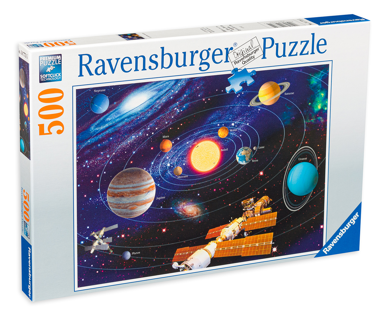 Puzzle Ravensburger din 500 de piese - Sistemul solar