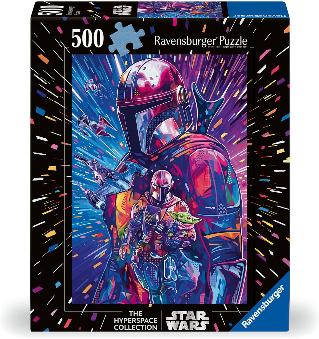 Puzzle Ravensburger din 500 piese - Star Wars, The Mandalorian