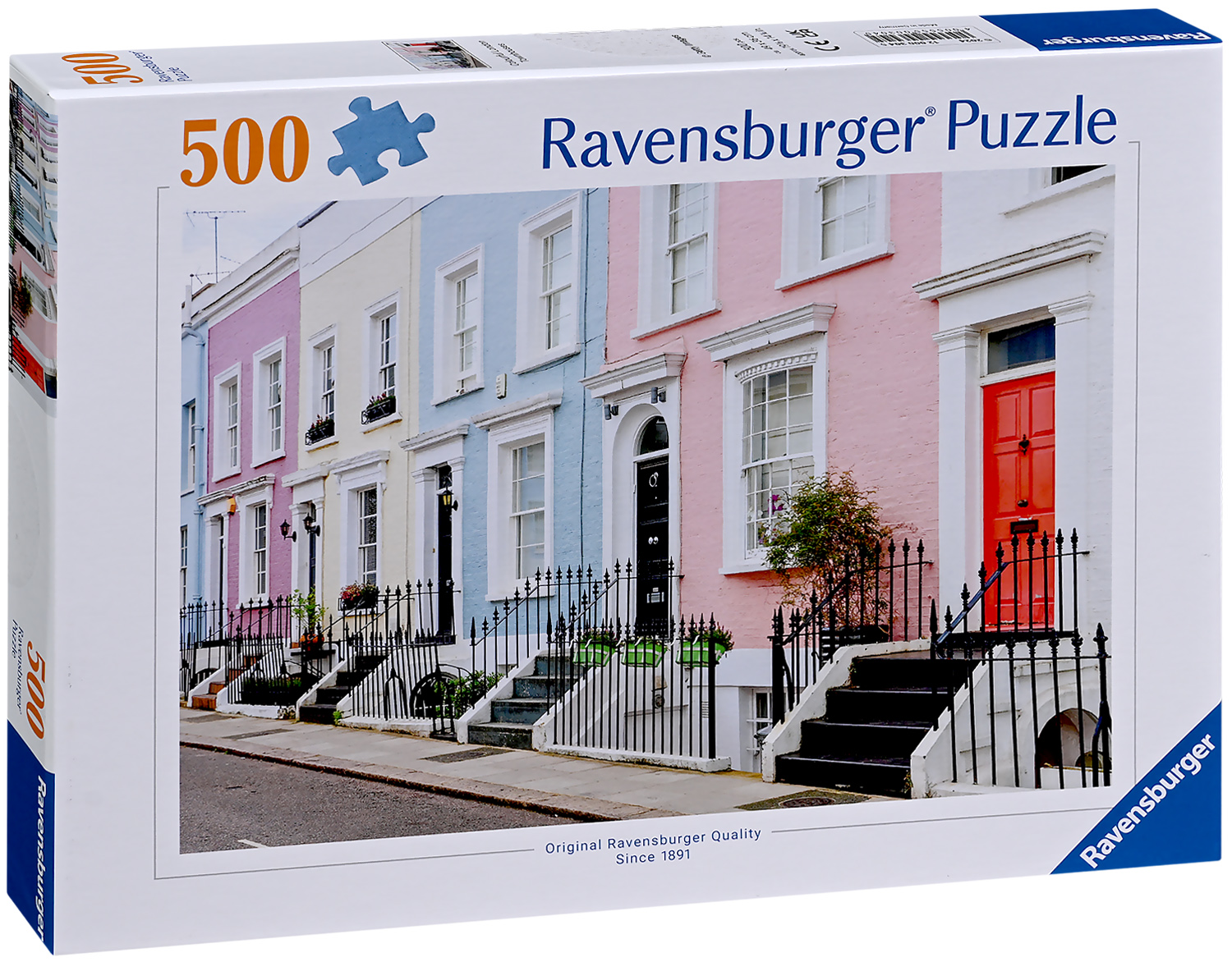 Puzzle Ravensburger din  500 piese - Case colorate din Londra