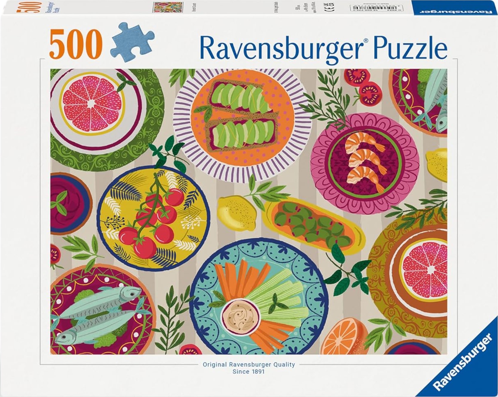 Puzzle Ravensburger din  500 piese - Un picnic delicios