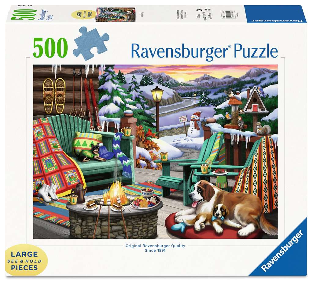 Puzzle Ravensburger din 500 XXL piese - După toată ziua