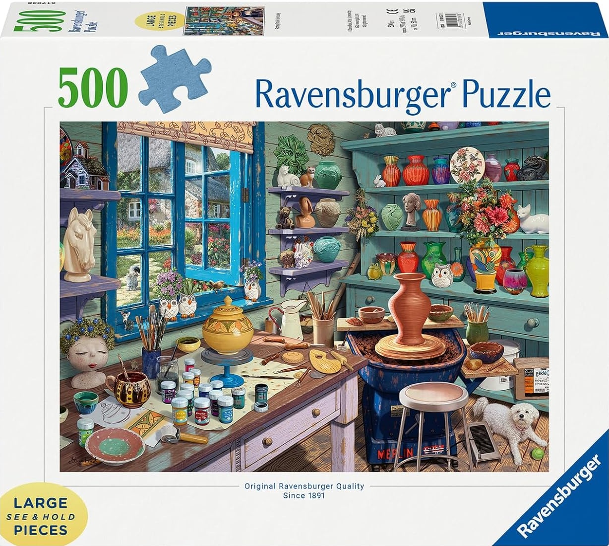 Puzzle Ravensburger din 500 XXL piese - Atelier de olărit