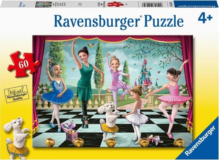 Puzzle Ravensburger din  60 piese - Repetiție de balet