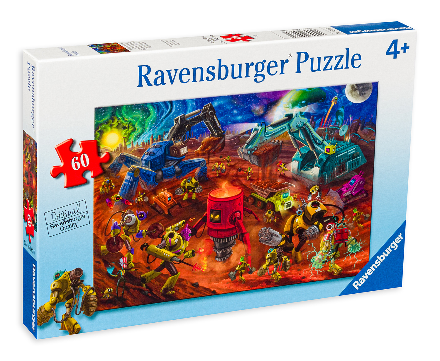 Puzzle Ravensburger din 60 de piese - Santier spatial