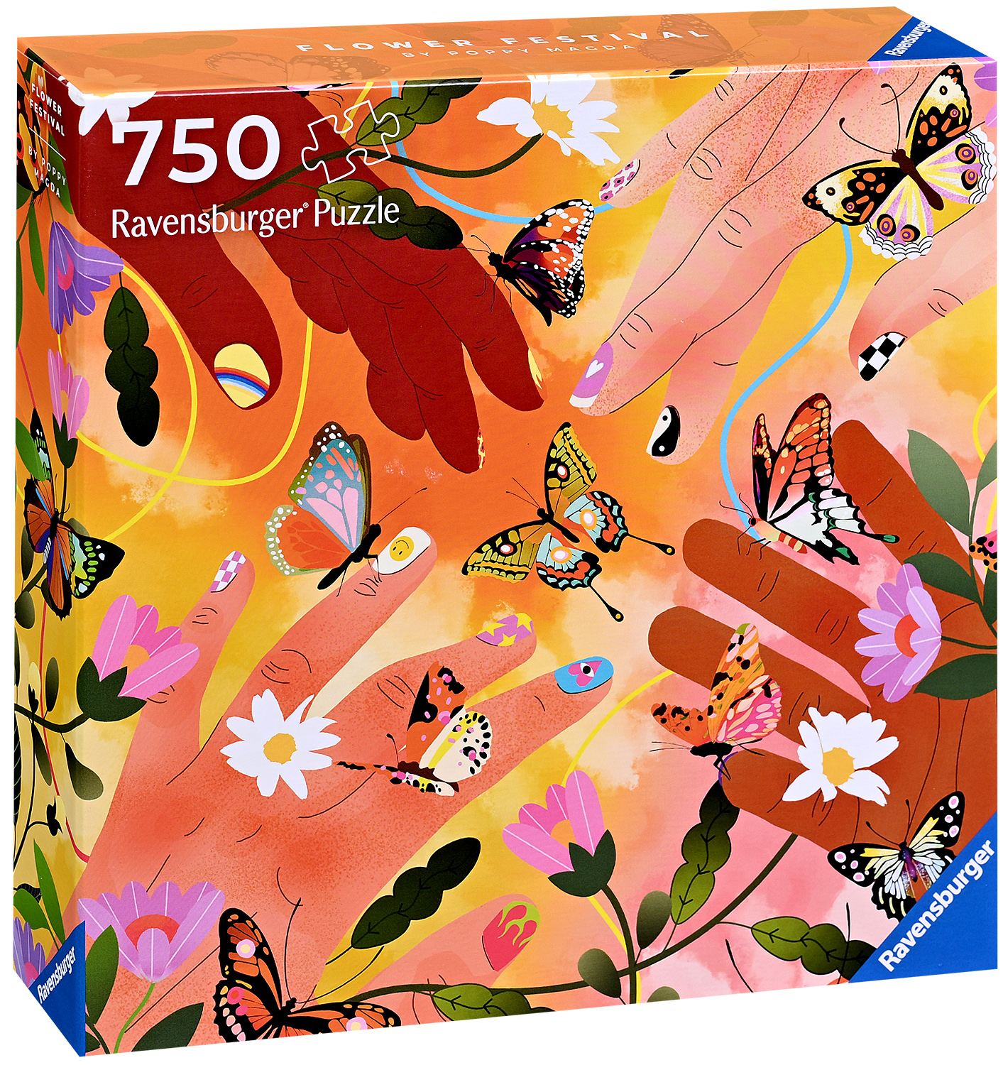 Puzzle Ravensburger din 750 piese - Festivalul florilor