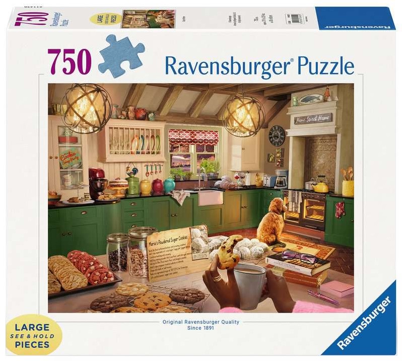 Puzzle Ravensburger din 750 XXL piese - Bucătărie confortabilă
