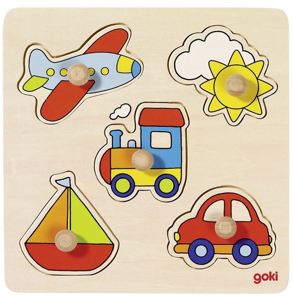 Puzzle cu mânere Goki - Excursie