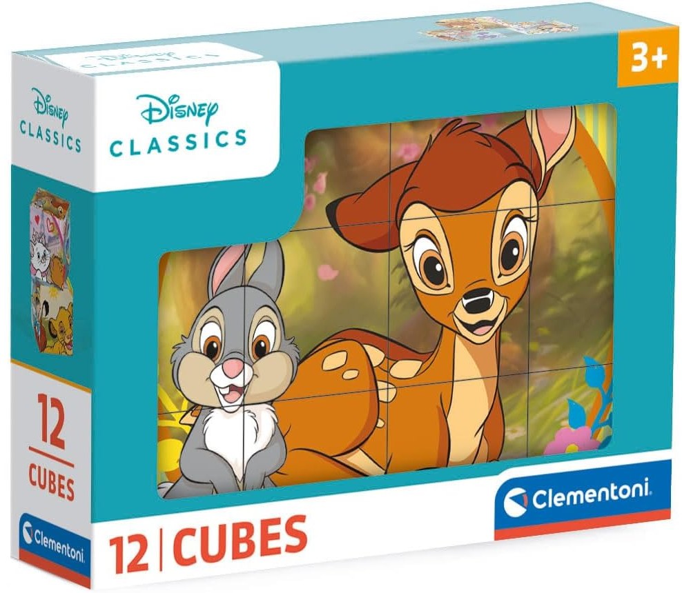 Puzzle cub Clementoni cu 12 piese - Disney Classics