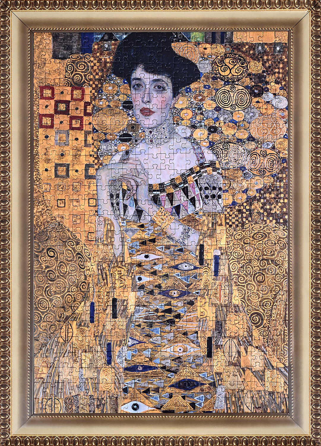 Puzzle cu ramă Trefl din 500 piese - Adele Bloch-Bauer I