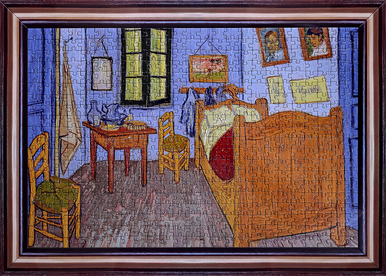 Puzzle cu ramă Trefl din 500 piese - Dormitor în Arl