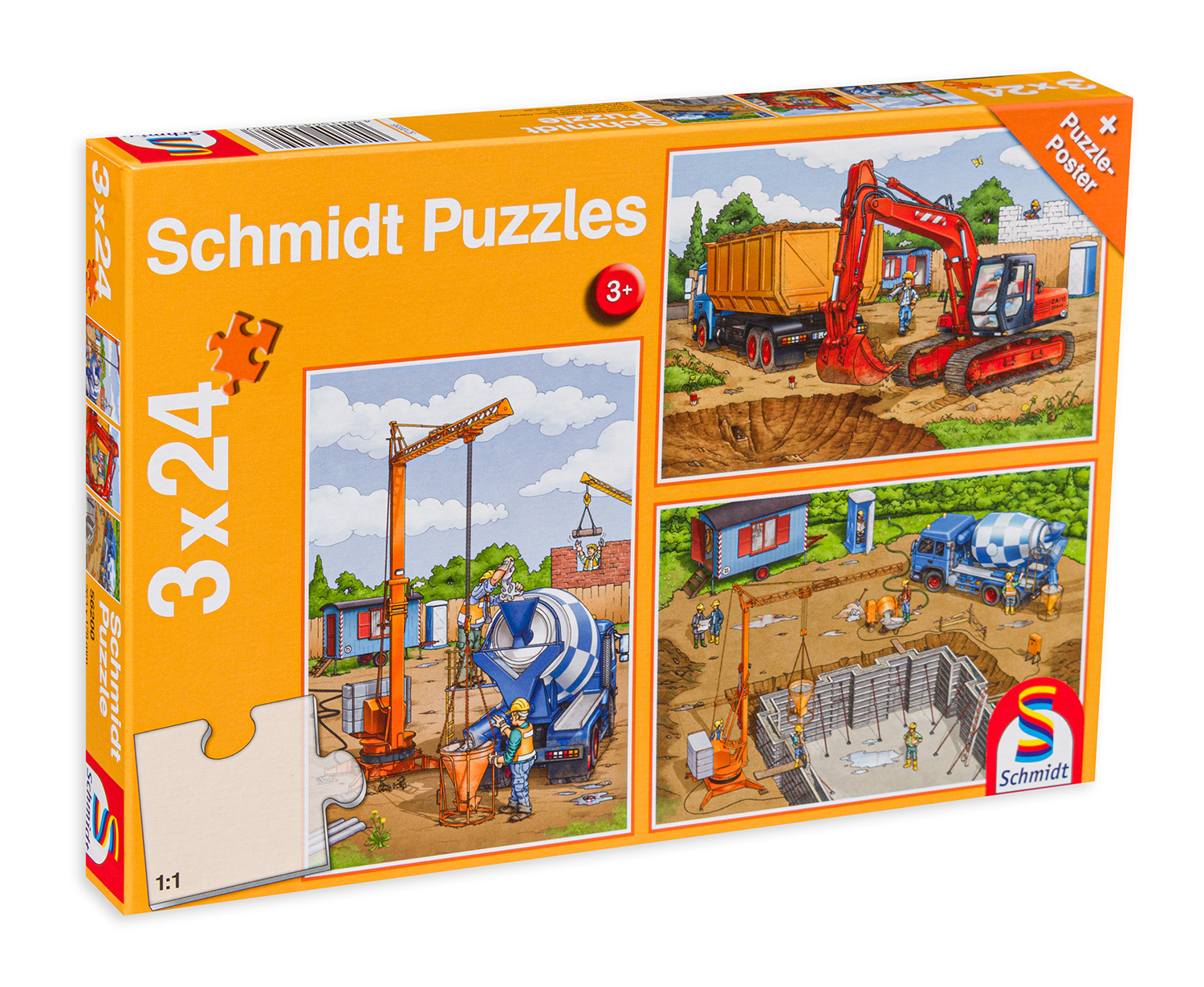 Puzzle Schmidt 3 in 1 - Pe santier
