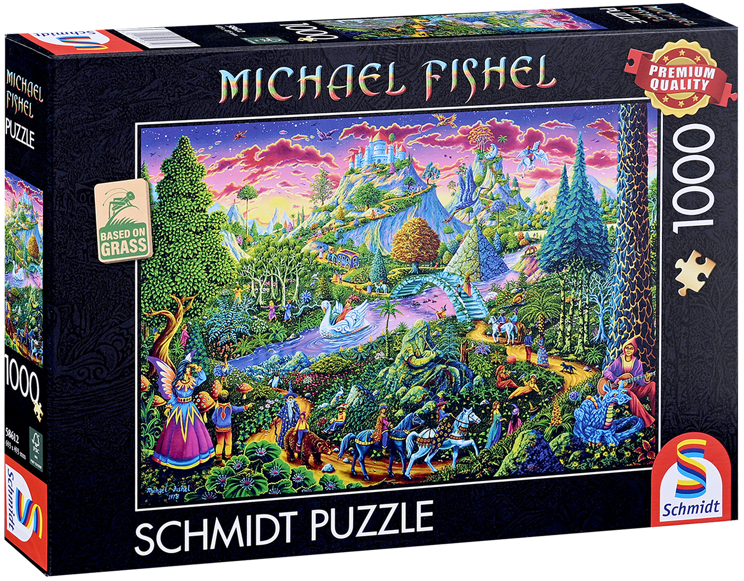 Puzzle Schmidt din 1000 piese - Lumea fantastică a basmelor
