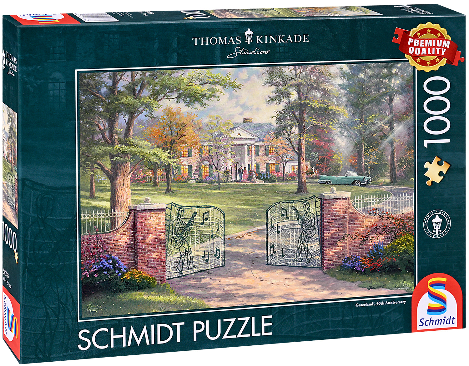 Puzzle Schmidt din 1000 de piese - Graceland, 50-a aniversare