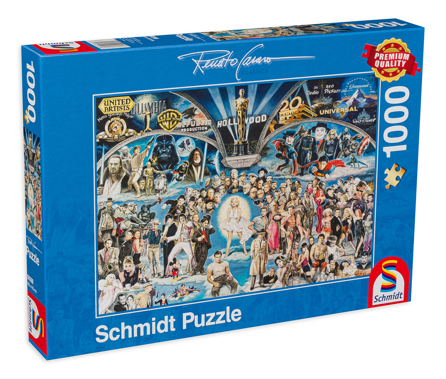Puzzle Schmidt din 1000 de piese - Renato Casaro Hollywood