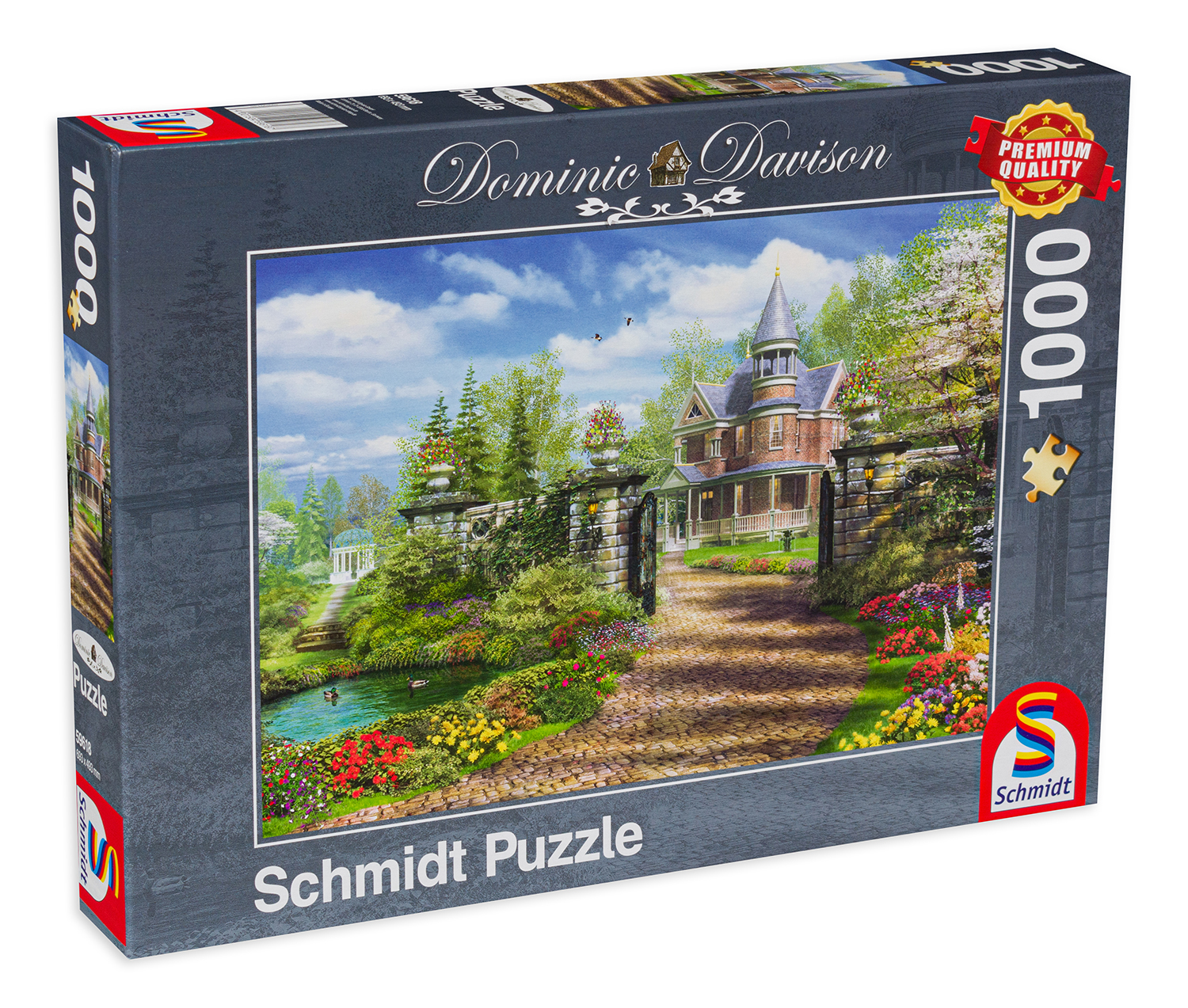 Puzzle Schmidt din 1000 de piese - Conac idilic, Dominic Davison