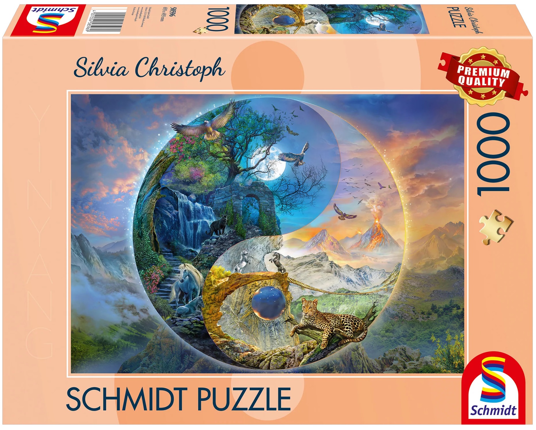 Puzzle Schmidt din 1000 piese - Yin și Yang: Lumea Munților