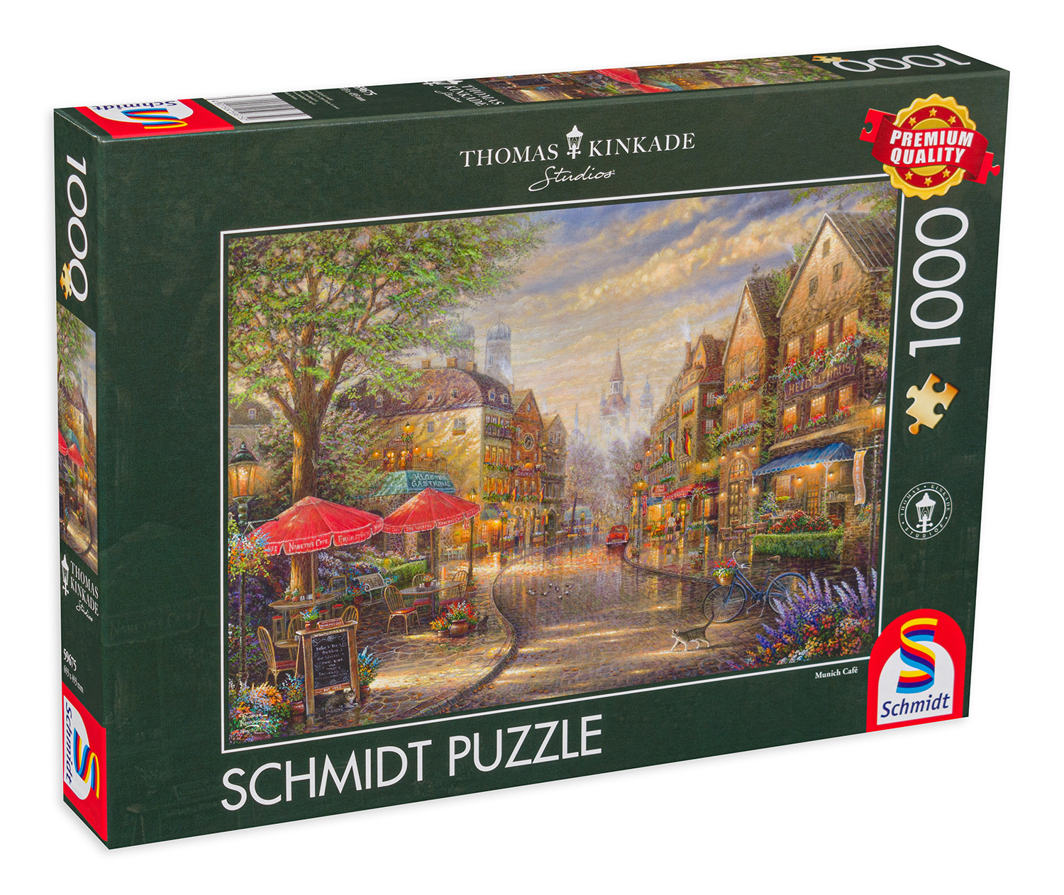 Puzzle Schmidt din 1000 de piese - Café in Munich