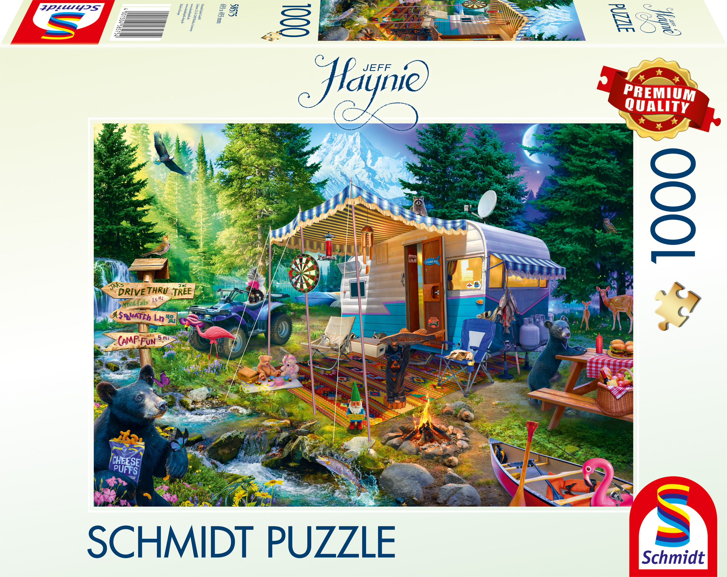 Puzzle Schmidt din 1000 piese - Caravana la munte